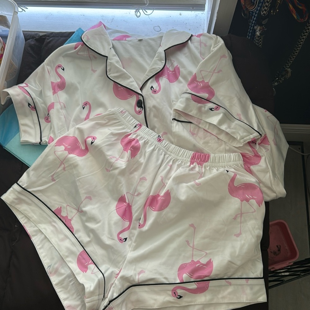 flamingo pajamas